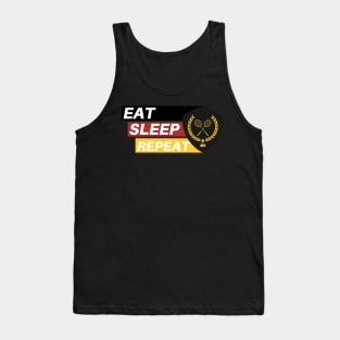 Eat Sleep Badminton Tank Top